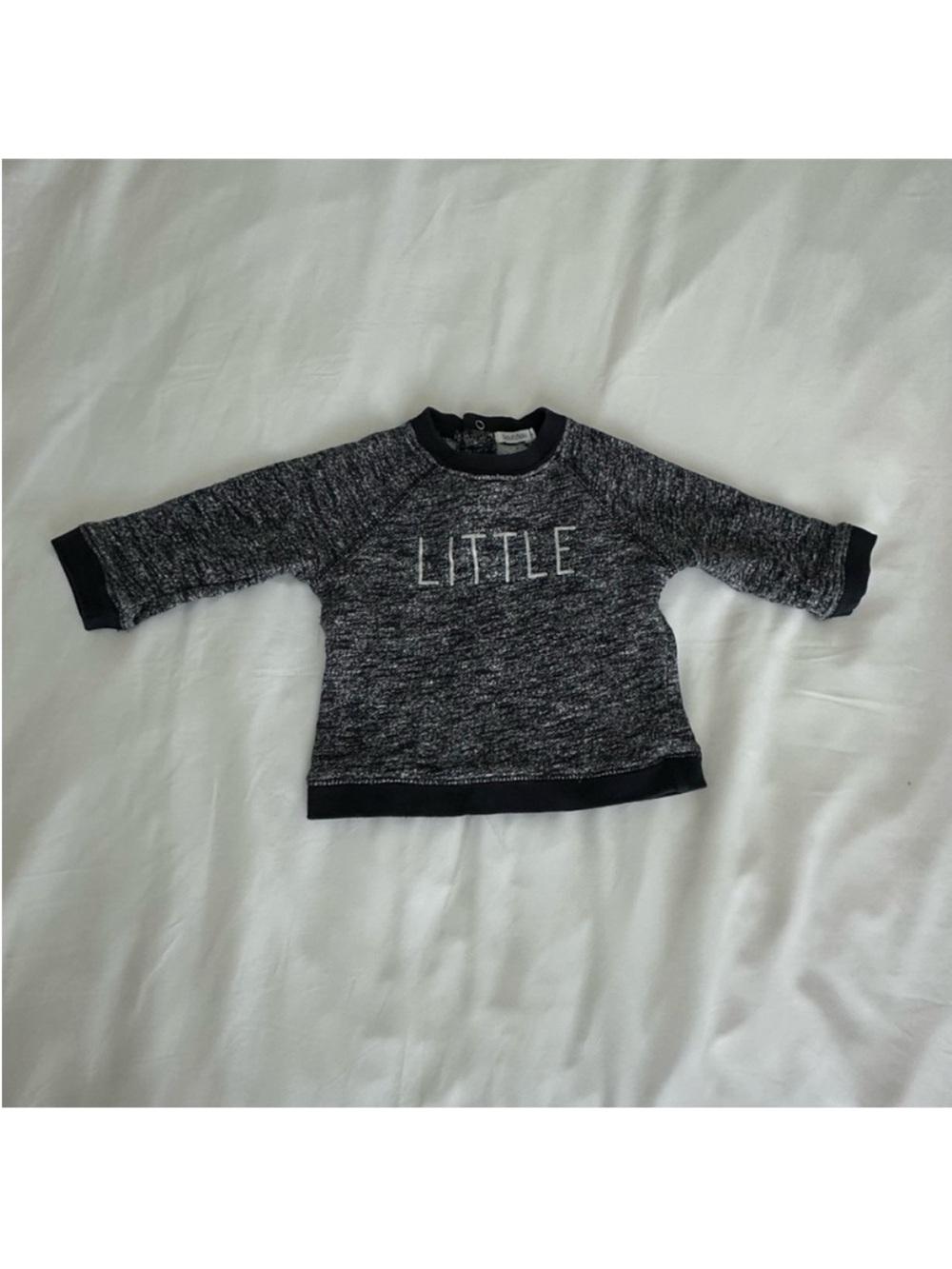 Little Graphic Crewneck Sweatshirt - Gray